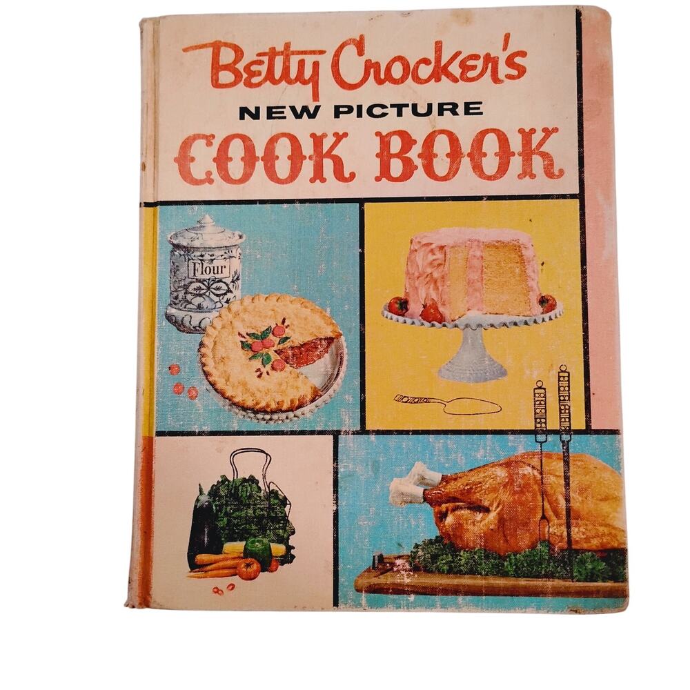 VTG Betty Crocker New Picture Cookbook 1961 1st Edition 6th Printing Hardcover